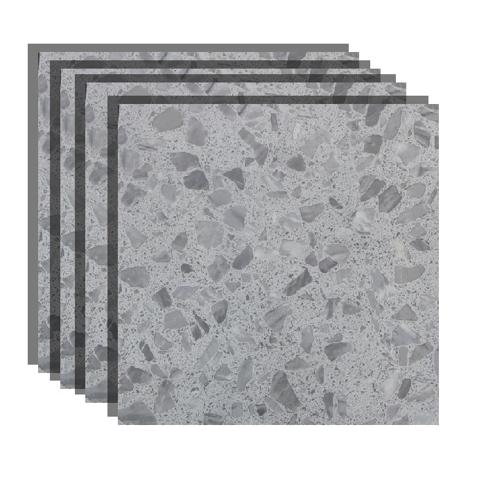 23.6" X 23.6" Square Floor Tile Straight Edge Texture Design Floor Tile