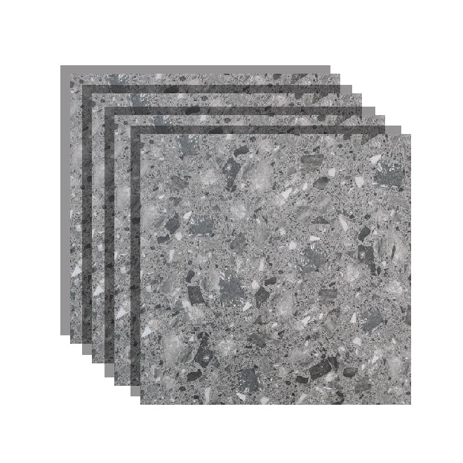 23.6" X 23.6" Square Floor Tile Straight Edge Texture Design Floor Tile