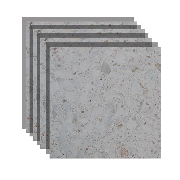 23.6" X 23.6" Square Floor Tile Straight Edge Texture Design Floor Tile