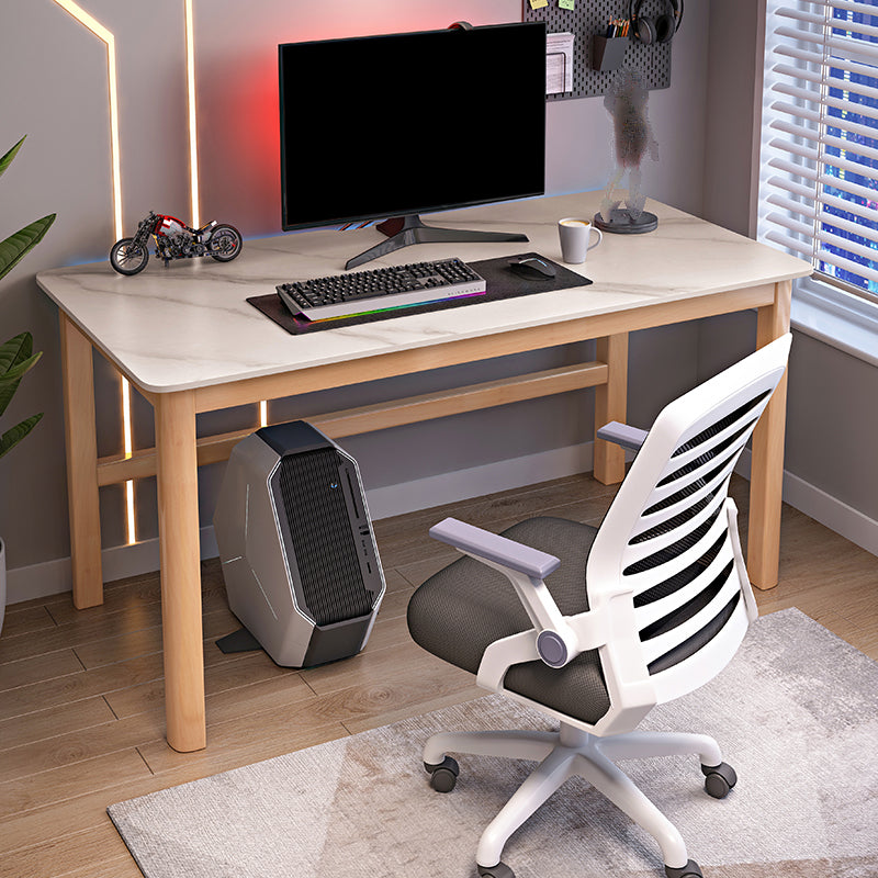 Modern 29.53" Tall Gaming Desk Rectangular Computer Desk with Parsons Base