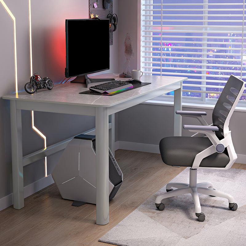 Modern 29.53" Tall Gaming Desk Rectangular Computer Desk with Parsons Base