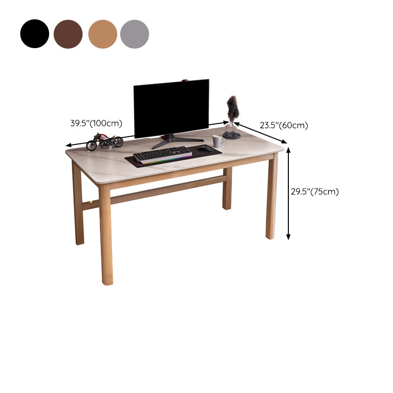 Modern 29.53" Tall Gaming Desk Rectangular Computer Desk with Parsons Base