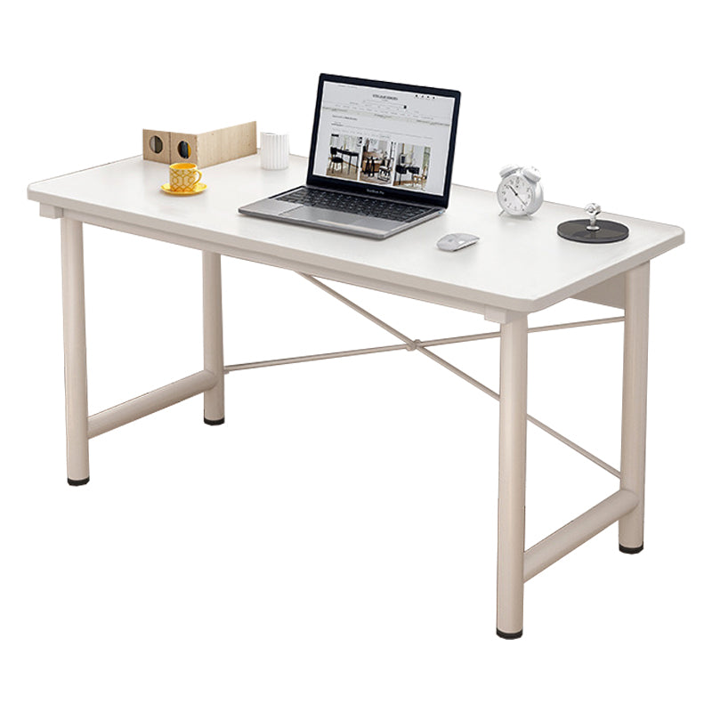 Modern Wooden Office Desk Rectangular Writing Desk with Shelf