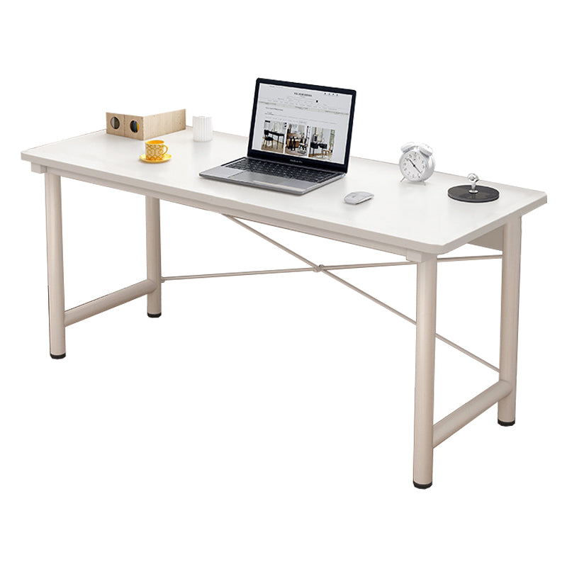 Modern Wooden Office Desk Rectangular Writing Desk with Shelf