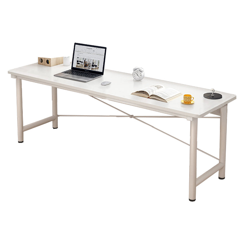 Modern Wooden Office Desk Rectangular Writing Desk with Shelf