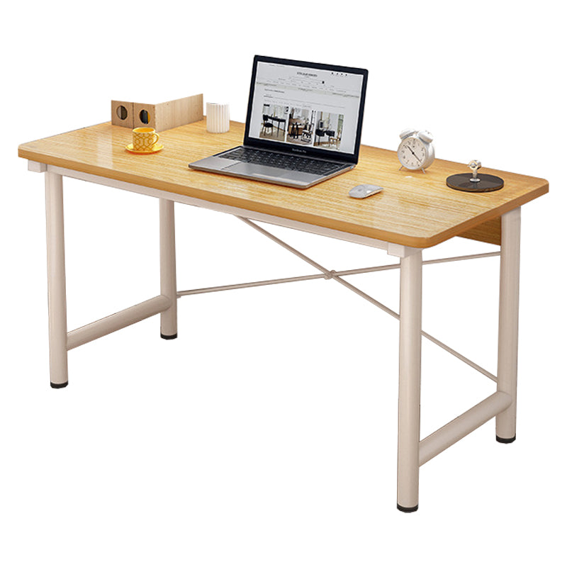 Modern Wooden Office Desk Rectangular Writing Desk with Shelf