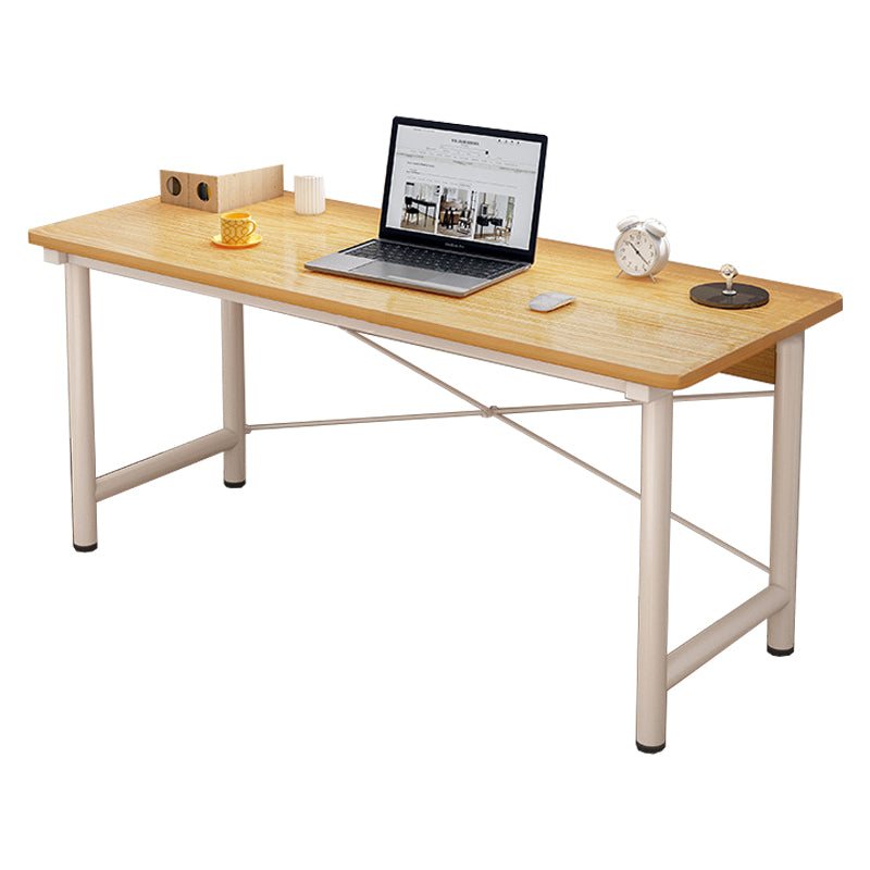 Modern Wooden Office Desk Rectangular Writing Desk with Shelf