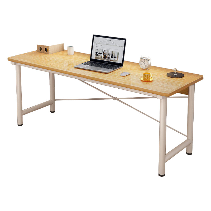 Modern Wooden Office Desk Rectangular Writing Desk with Shelf