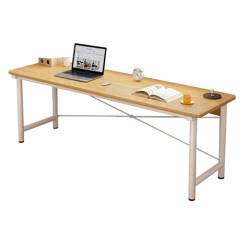 Modern Wooden Office Desk Rectangular Writing Desk with Shelf