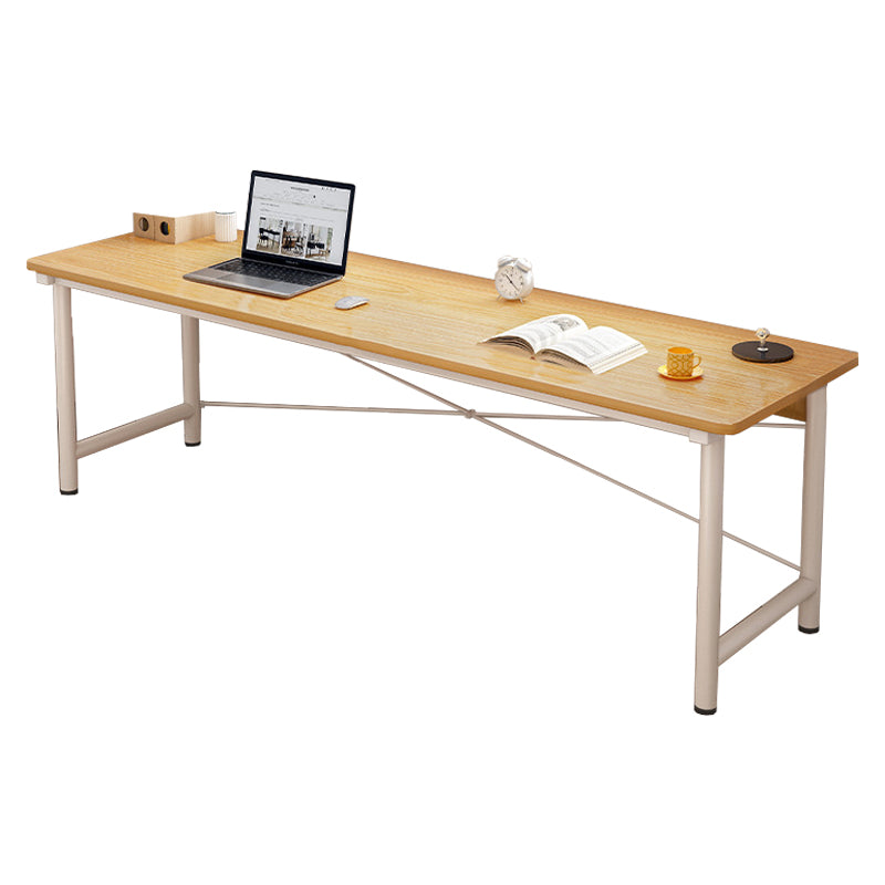 Modern Wooden Office Desk Rectangular Writing Desk with Shelf