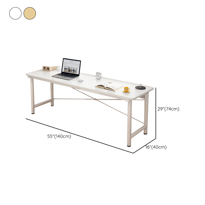 Modern Wooden Office Desk Rectangular Writing Desk with Shelf