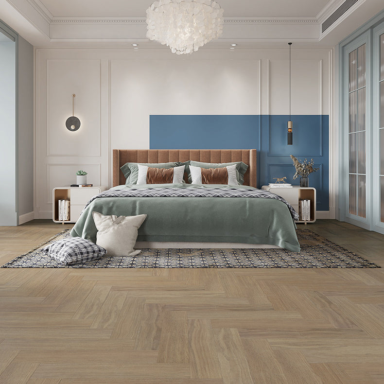 Contemporary Click Lock Laminate Plank Flooring Pine Laminate