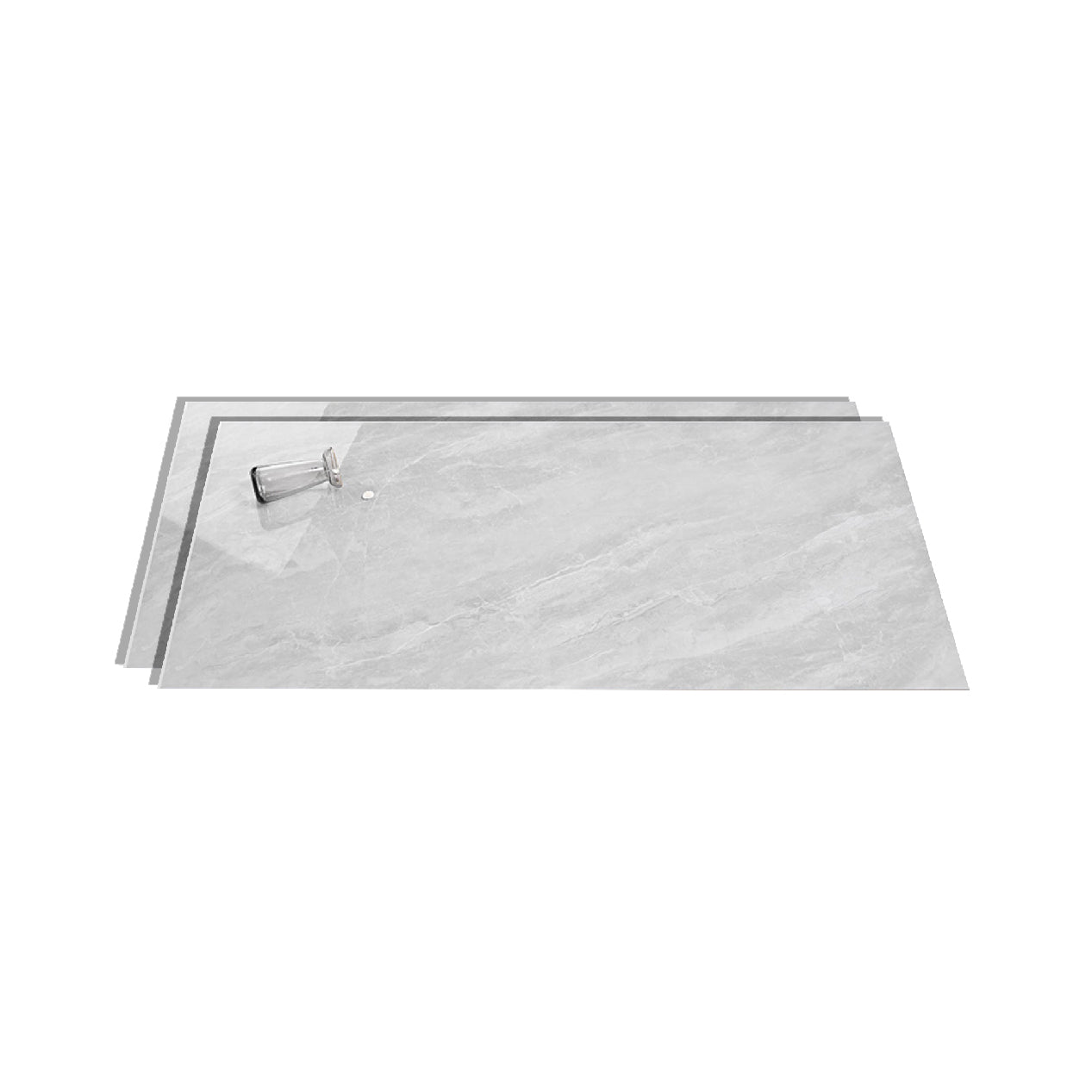 29.5" X 59.0" Floor Tile Straight Edge Polished Design Rectangular Floor Tile