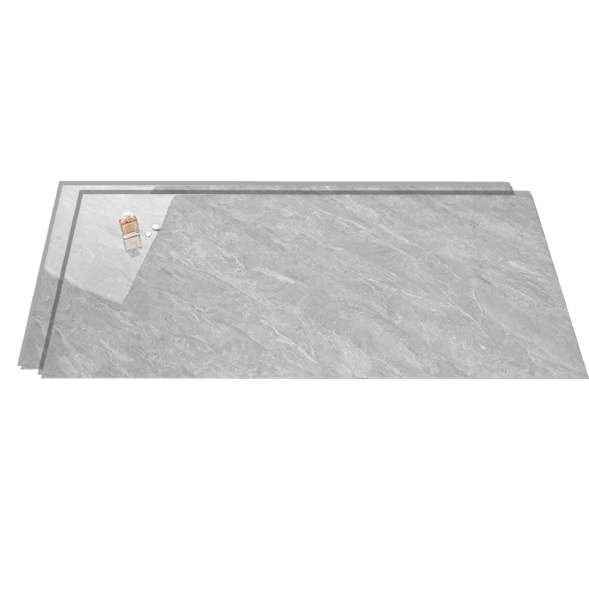 29.5" X 59.0" Floor Tile Straight Edge Polished Design Rectangular Floor Tile