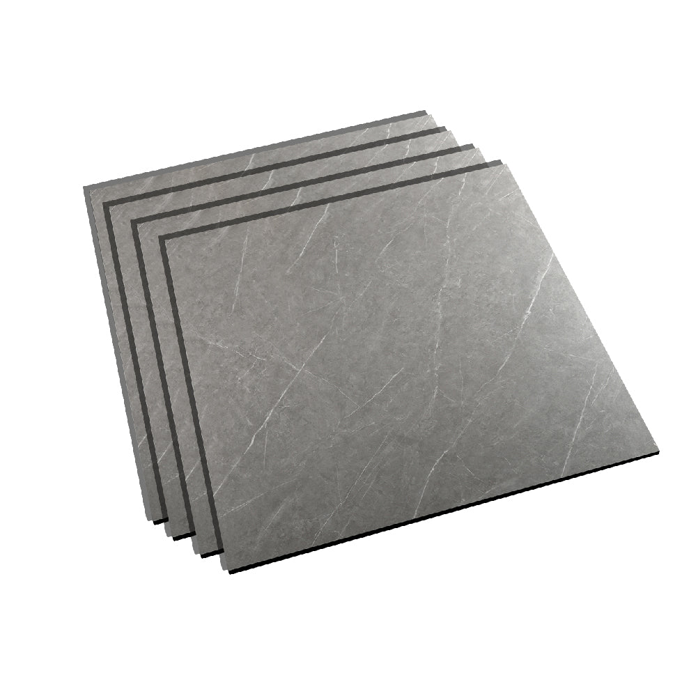 Square Floor Tile Straight Edge Glazed No Pattern Floor Tile