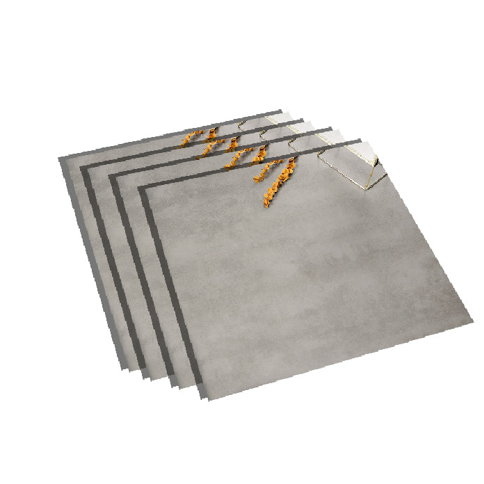 Square Floor Tile Straight Edge Glazed No Pattern Floor Tile