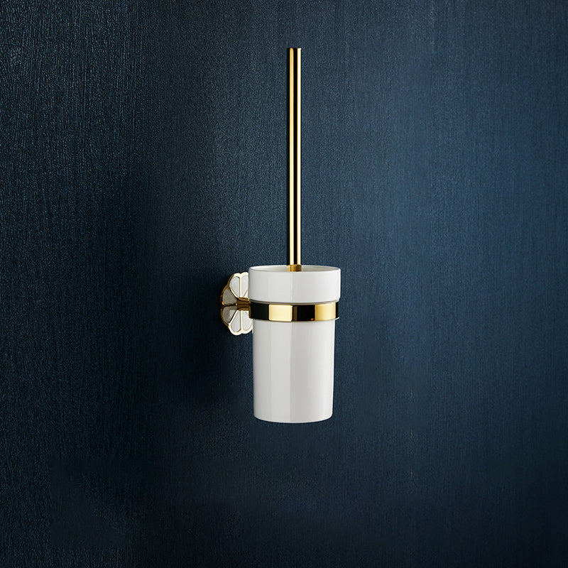 Metal Simple Bathroom Accessory as Individual or as a Set in Gold