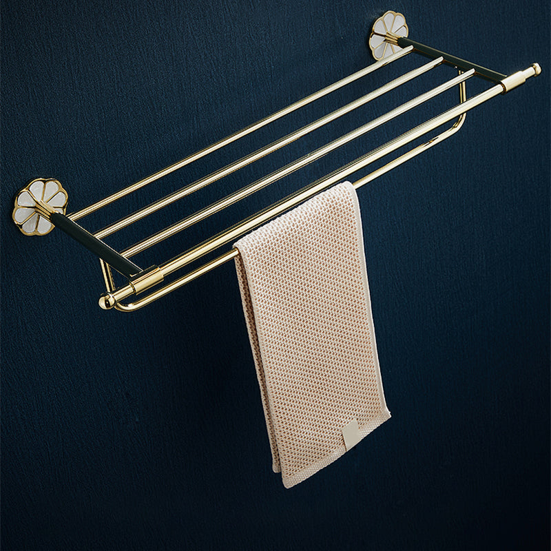 Metal Simple Bathroom Accessory as Individual or as a Set in Gold