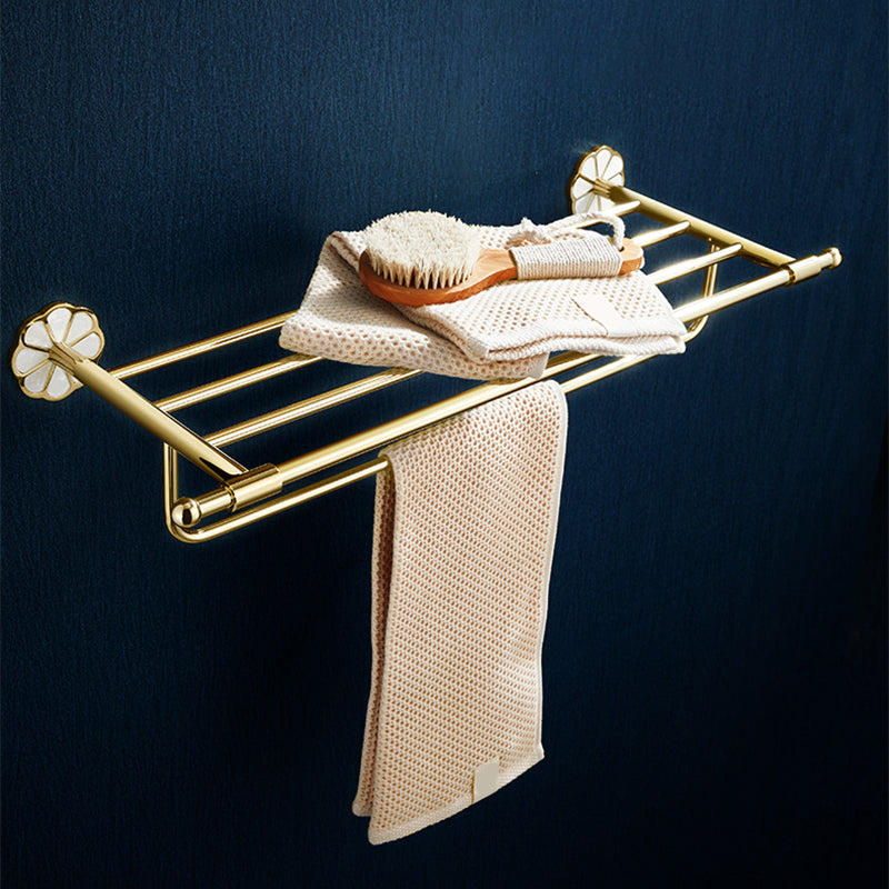 Metal Simple Bathroom Accessory as Individual or as a Set in Gold