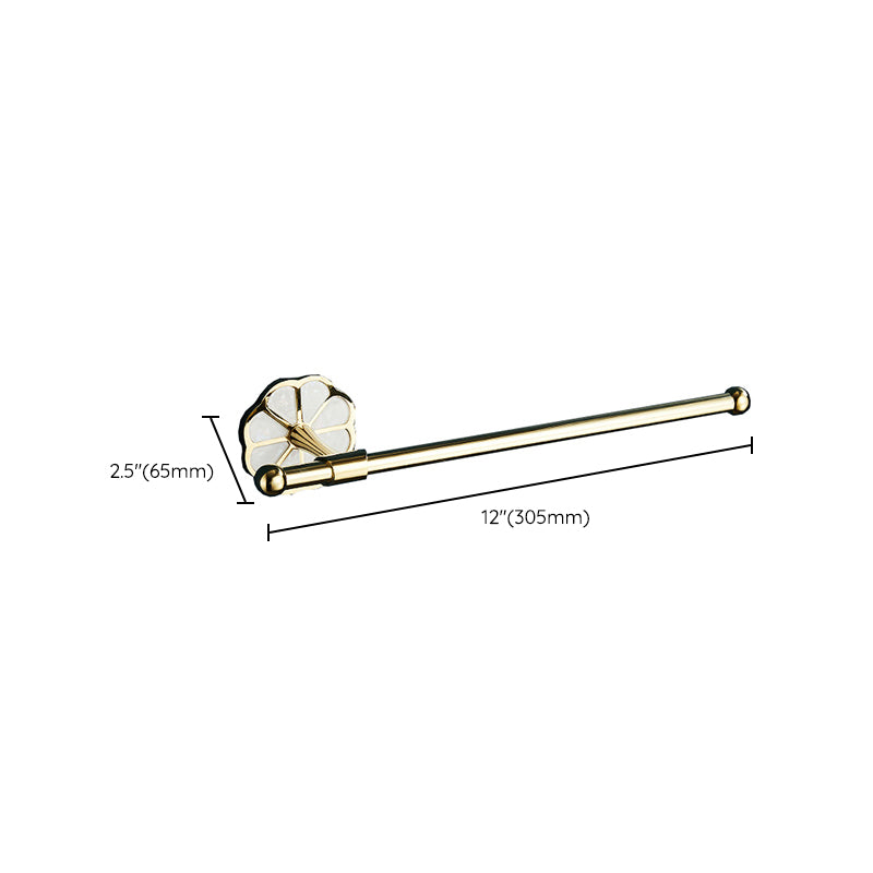 Metal Simple Bathroom Accessory as Individual or as a Set in Gold