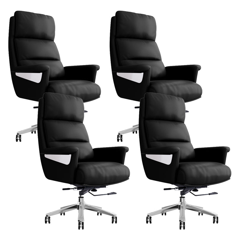 29"W Contemporary Managers Chair High Back Leather Executive Chair