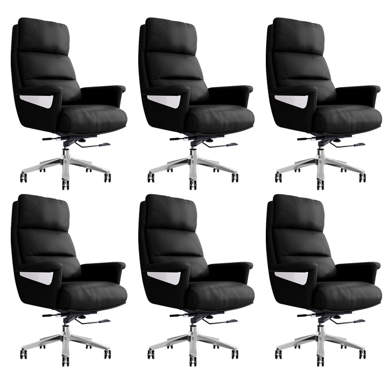 29"W Contemporary Managers Chair High Back Leather Executive Chair