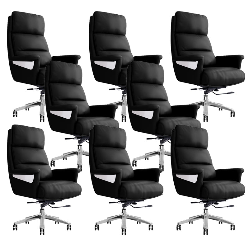 29"W Contemporary Managers Chair High Back Leather Executive Chair