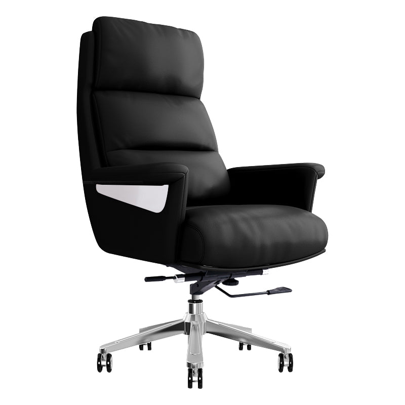 29"W Contemporary Managers Chair High Back Leather Executive Chair