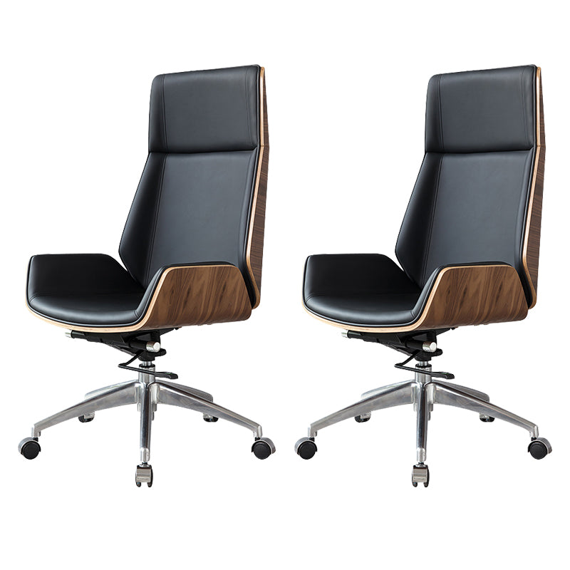 Contemporary Slide Swivel Chair Executive High Back Managers Chair