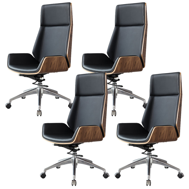 Contemporary Slide Swivel Chair Executive High Back Managers Chair