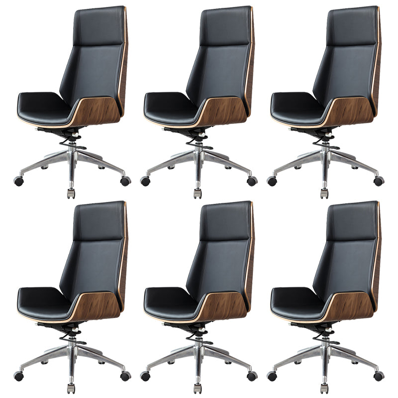 Contemporary Slide Swivel Chair Executive High Back Managers Chair