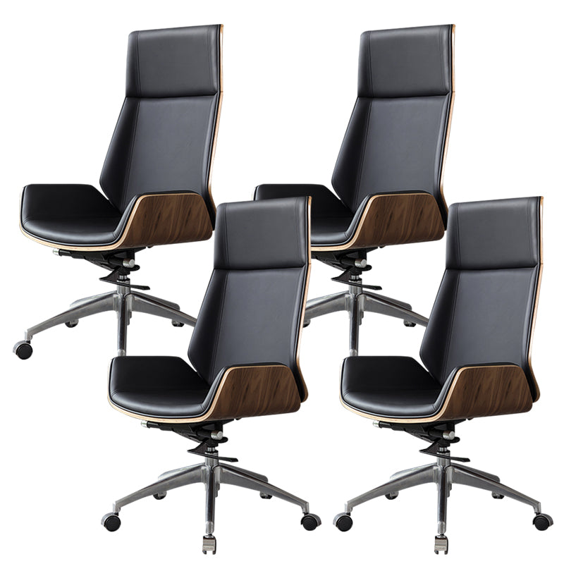 Contemporary Slide Swivel Chair Executive High Back Managers Chair