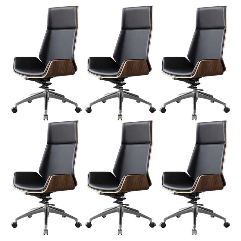 Contemporary Slide Swivel Chair Executive High Back Managers Chair