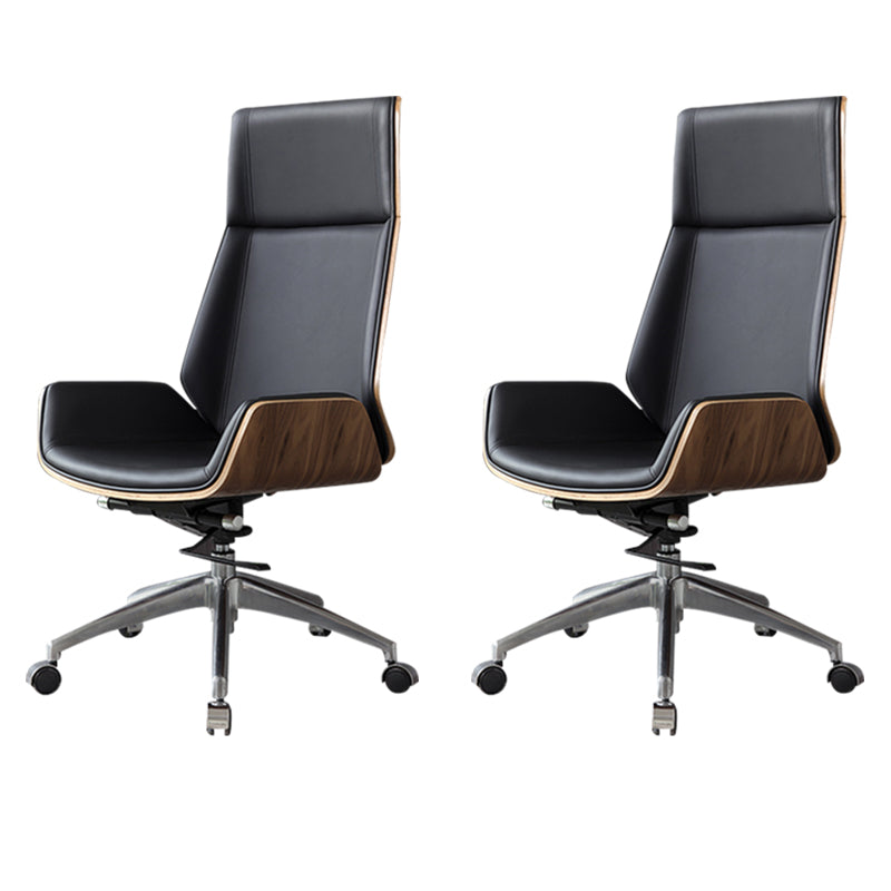 Contemporary Slide Swivel Chair Executive High Back Managers Chair