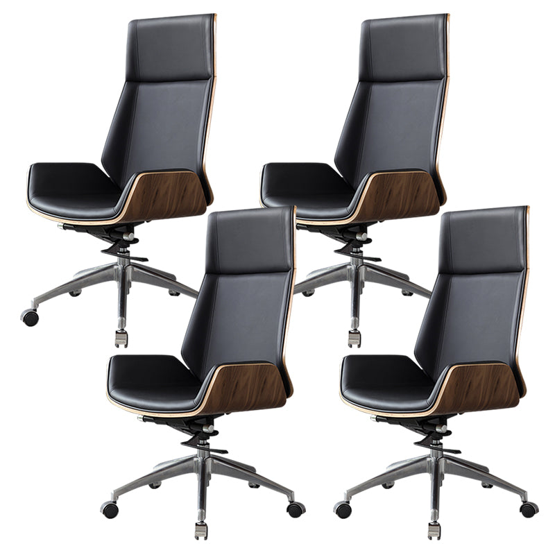 Contemporary Slide Swivel Chair Executive High Back Managers Chair