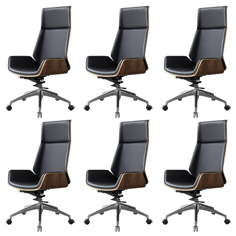 Contemporary Slide Swivel Chair Executive High Back Managers Chair