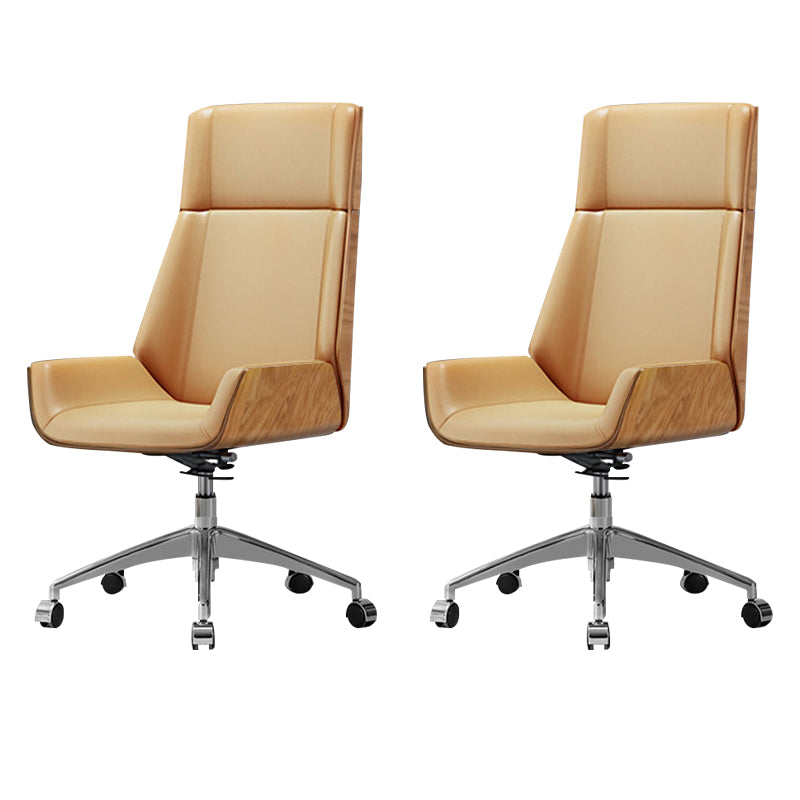 Contemporary Slide Swivel Chair Executive High Back Managers Chair