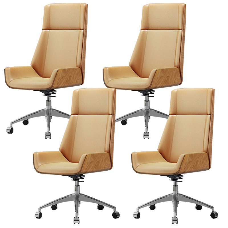 Contemporary Slide Swivel Chair Executive High Back Managers Chair