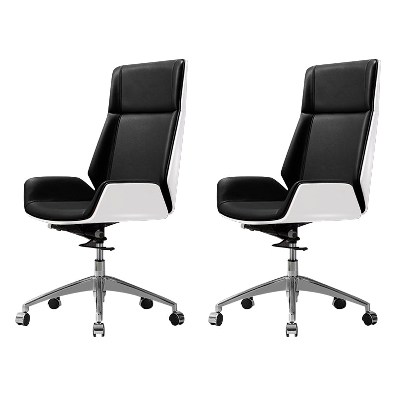 Contemporary Slide Swivel Chair Executive High Back Managers Chair