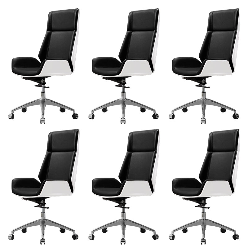 Contemporary Slide Swivel Chair Executive High Back Managers Chair