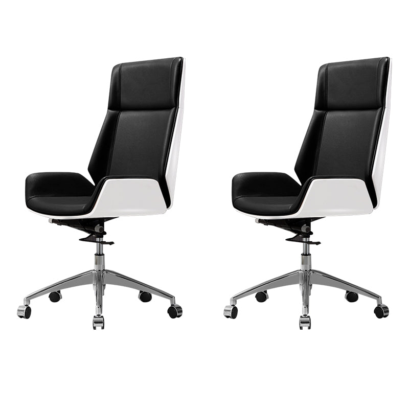 Contemporary Slide Swivel Chair Executive High Back Managers Chair