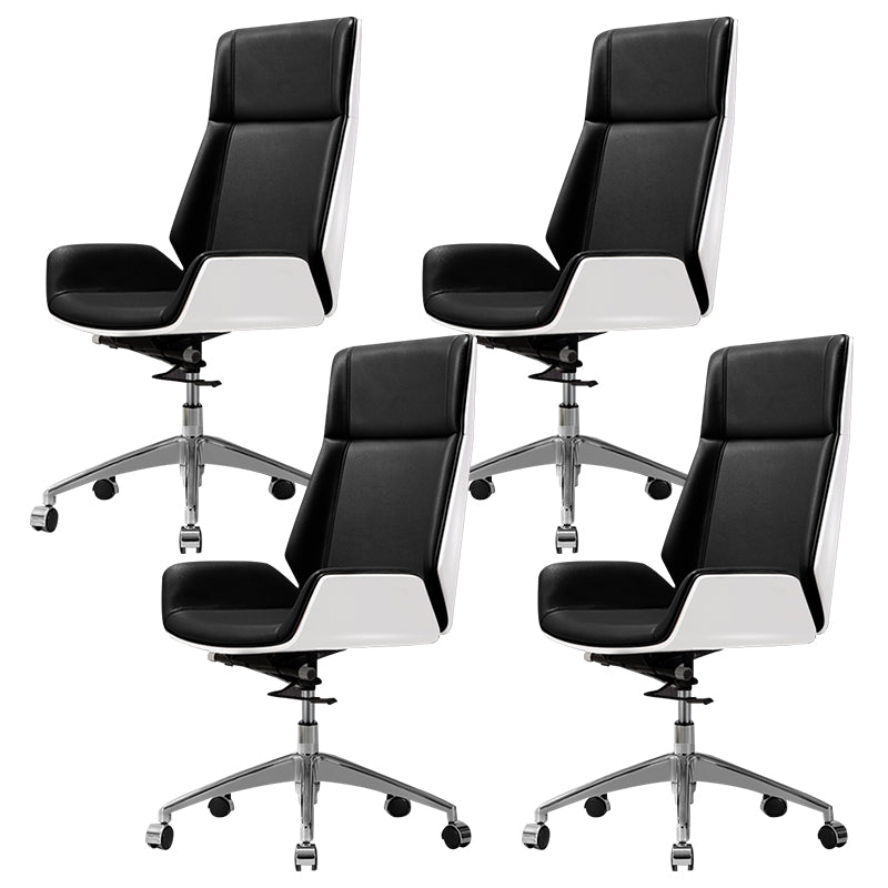 Contemporary Slide Swivel Chair Executive High Back Managers Chair