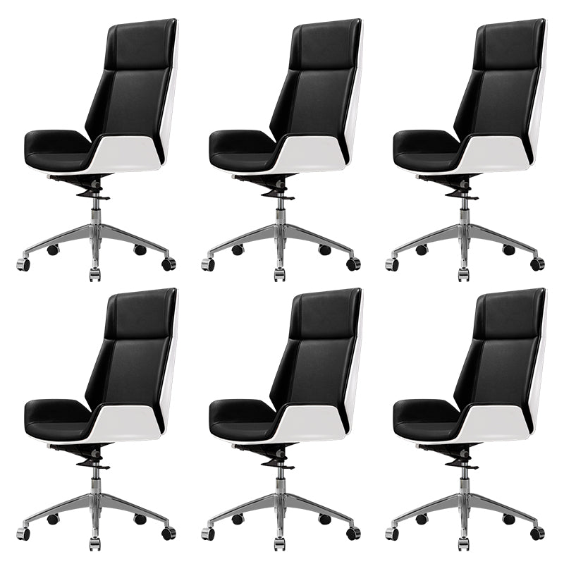 Contemporary Slide Swivel Chair Executive High Back Managers Chair