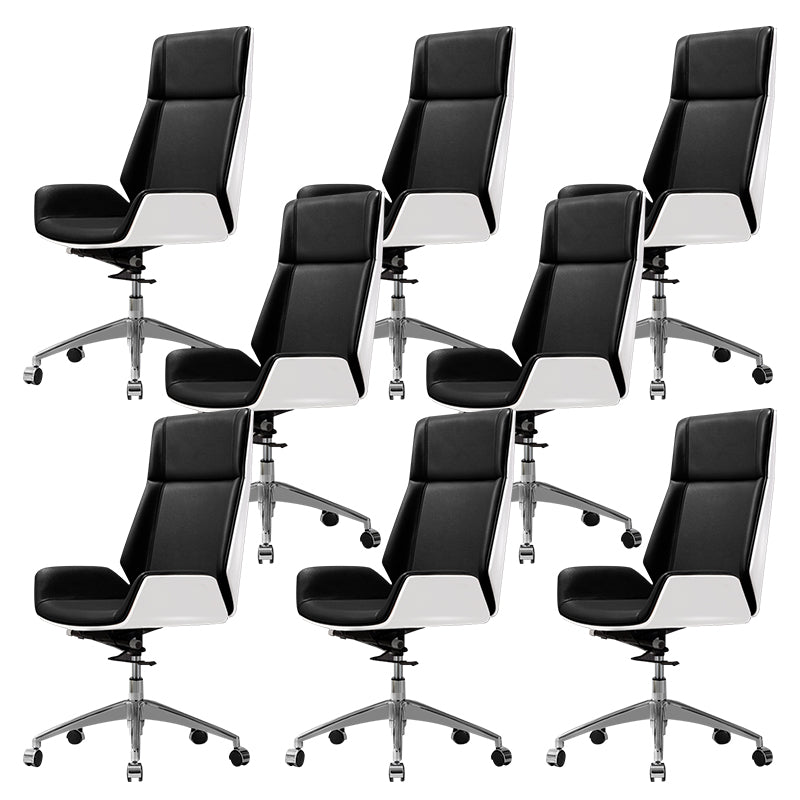 Contemporary Slide Swivel Chair Executive High Back Managers Chair