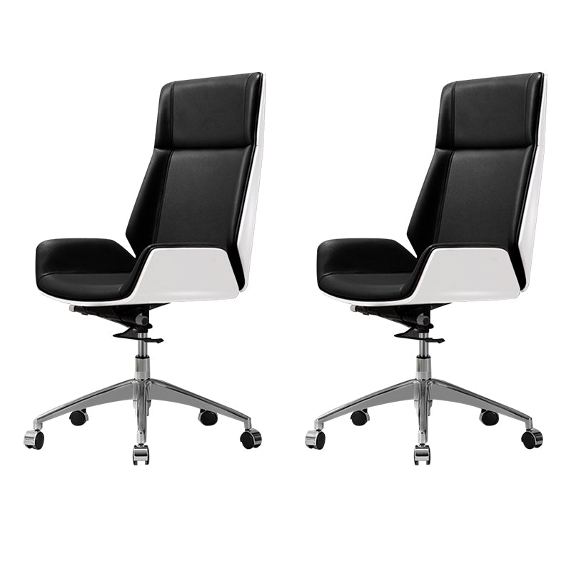 Contemporary Slide Swivel Chair Executive High Back Managers Chair