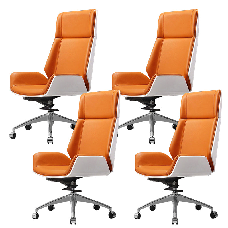 Contemporary Slide Swivel Chair Executive High Back Managers Chair