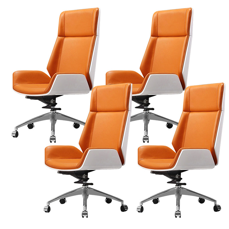 Contemporary Slide Swivel Chair Executive High Back Managers Chair