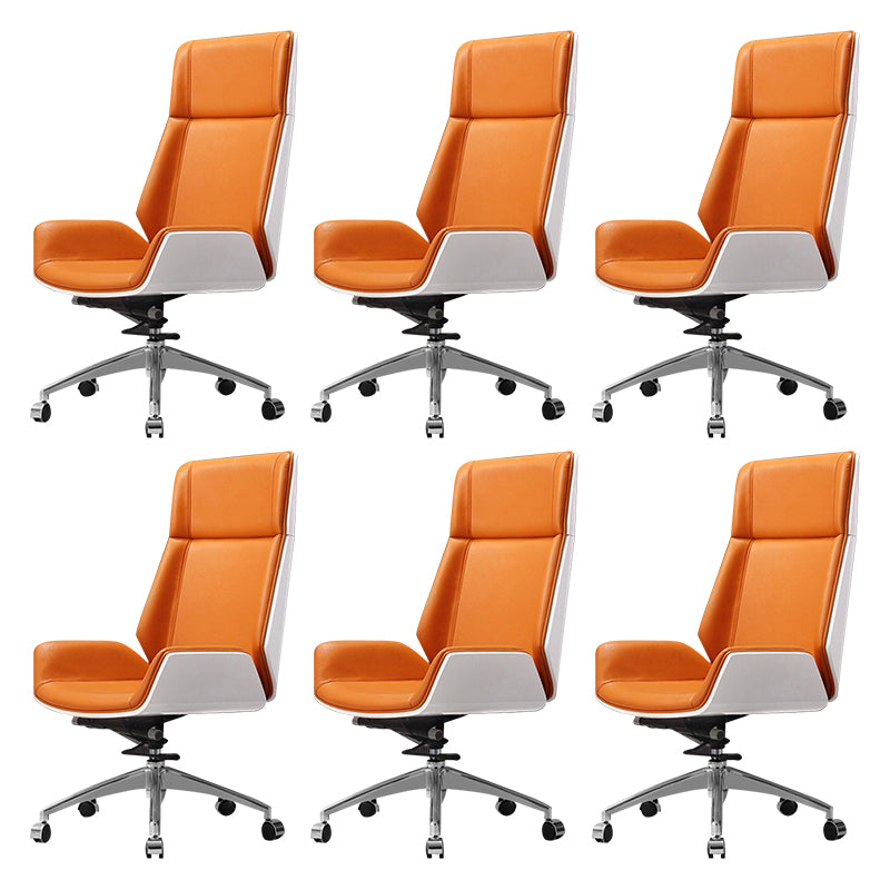 Contemporary Slide Swivel Chair Executive High Back Managers Chair