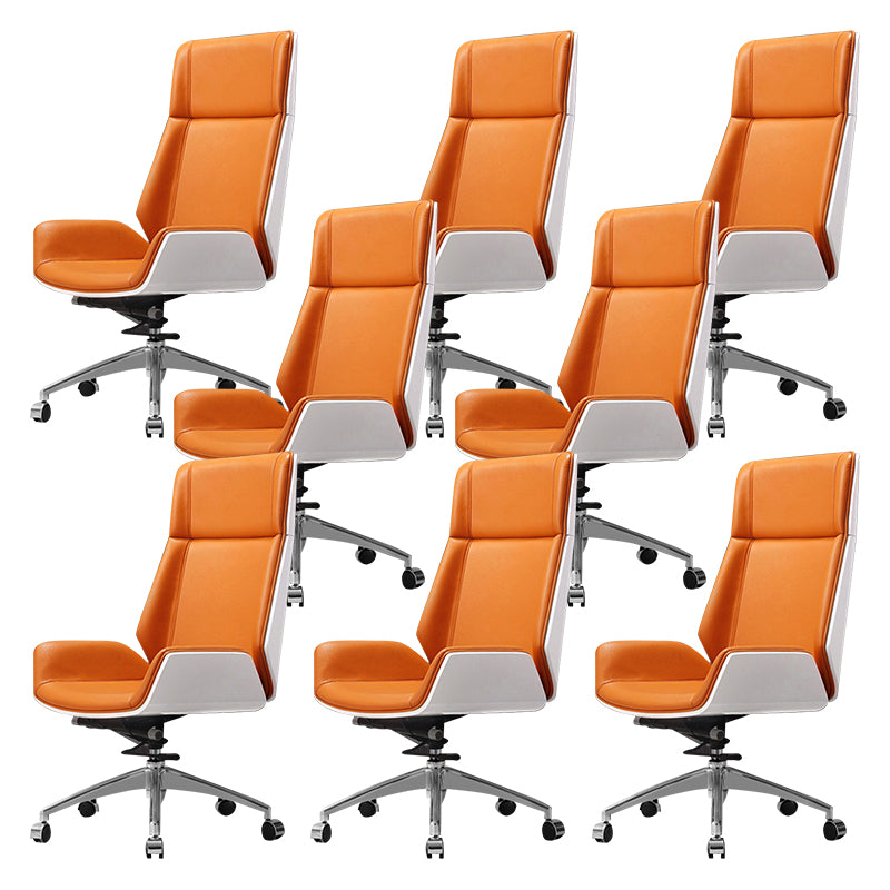 Contemporary Slide Swivel Chair Executive High Back Managers Chair