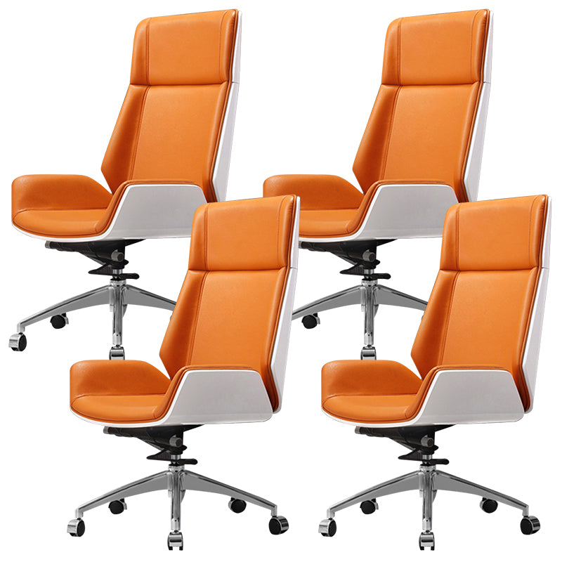 Contemporary Slide Swivel Chair Executive High Back Managers Chair